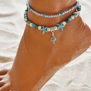 Double Layer Ankle Bracelet